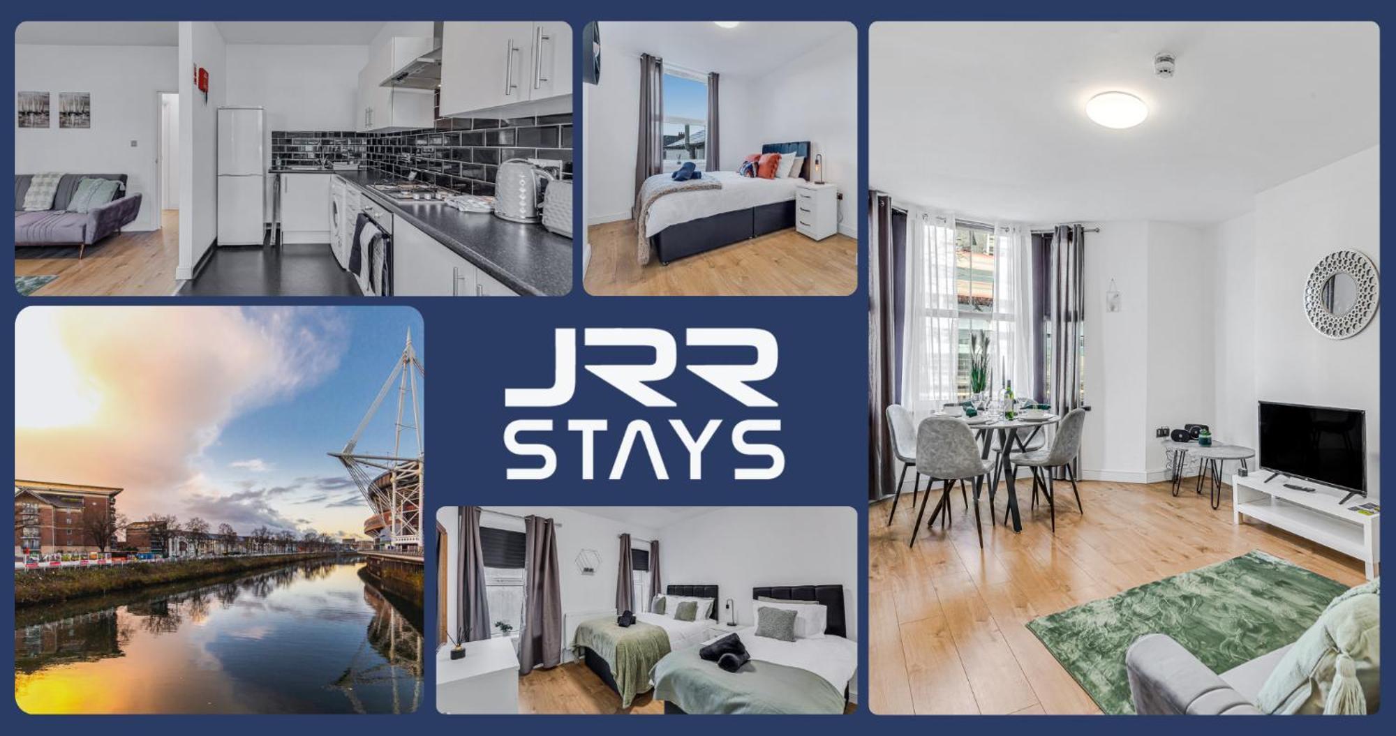 Cardiff Stylish 2 Bedroom Sleeps 6 Wi-Fi - Jrr Stays Eksteriør bilde